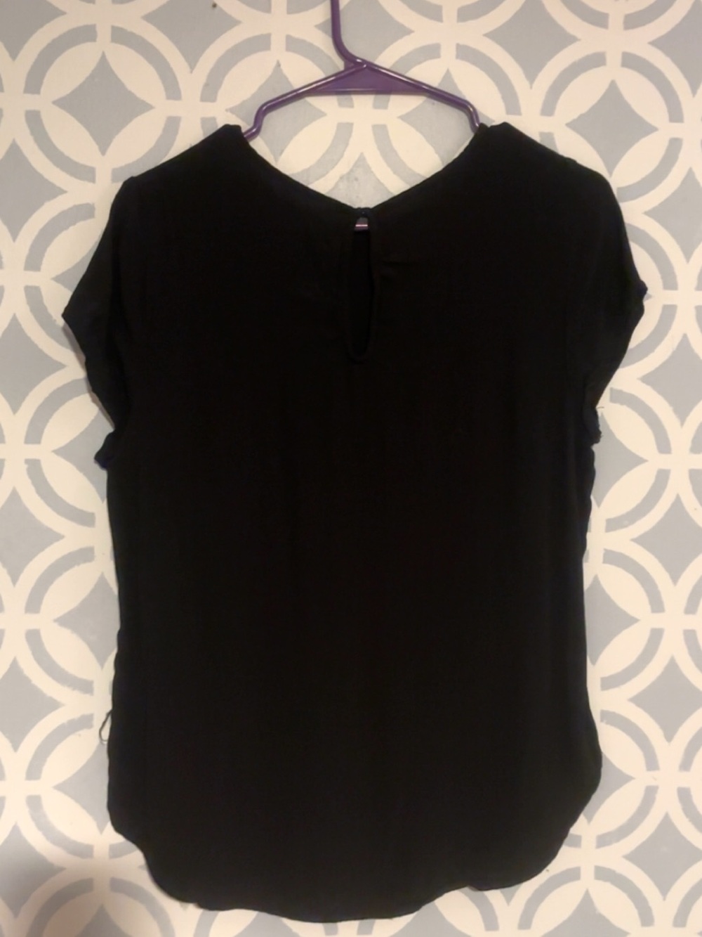 H&M Black Shell Blouse size M